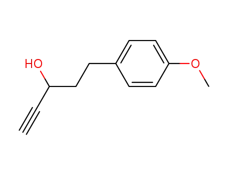 5-(4-methoxy-phenyl)-pent-1-yn-3-ol