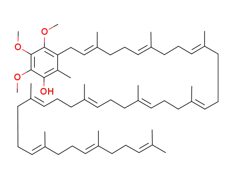 2-hydroxy-3,4,5-trimethoxy-6-((2E)-decaprenyl)-toluene