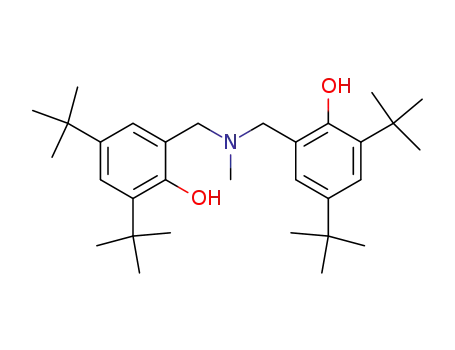 Methylimino-2,2'-dimethylene-bis-(4,6-di-tert-butyl-phenol)