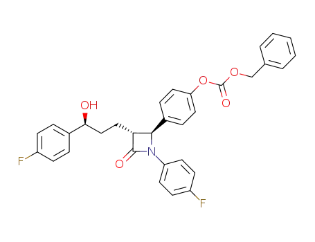 benzyl (4-((2S,3R)-1-(4-fluorophenyl)-3-((S)-3-(4-fluorophenyl)-3-hydroxypropyl)-4-oxoazetidin-2-yl)phenyl) carbonate