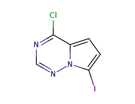 4-chloro-7-iodopyrrolo[1,2-f][1,2,4]triazine