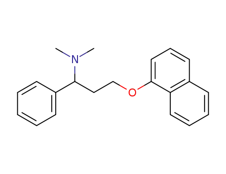 N,N-dimethylamino-3-(naphthyl-1-oxy)-1-phenylprop-1-amine