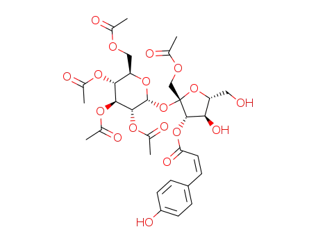 1,2',3',4',6'-penta-O-acetyl-3-O-(Z)-p-coumaroylsucrose