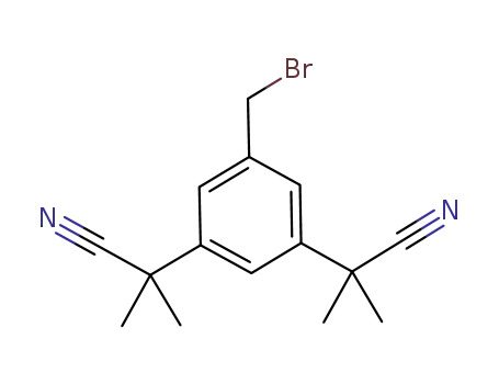 2-[3-bromomethyl-5-(cyanodimethylmethyl)phenyl]-2-methylpropanenitrile