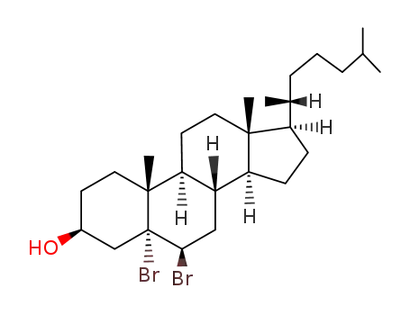 5α,6β-dibromocholestan-3β-ol