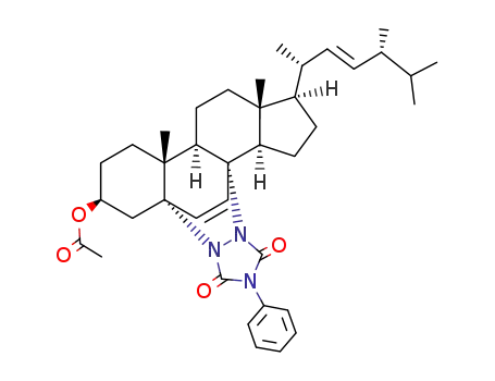3β-acetoxy-5α,8α-(4-phenyl-1,2,4-triazolidine-3,5-dione-1,2-diyl)ergosta-6,22-diene