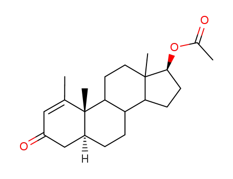 17β-Hydroxy-1-methyl-Δ<sup>1</sup>-5α-androstenon-(3)-acetat