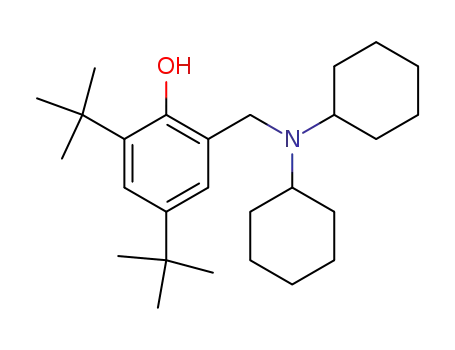 2,4-di-tert-butyl-6-((dicyclohexylamino)methyl)phenol